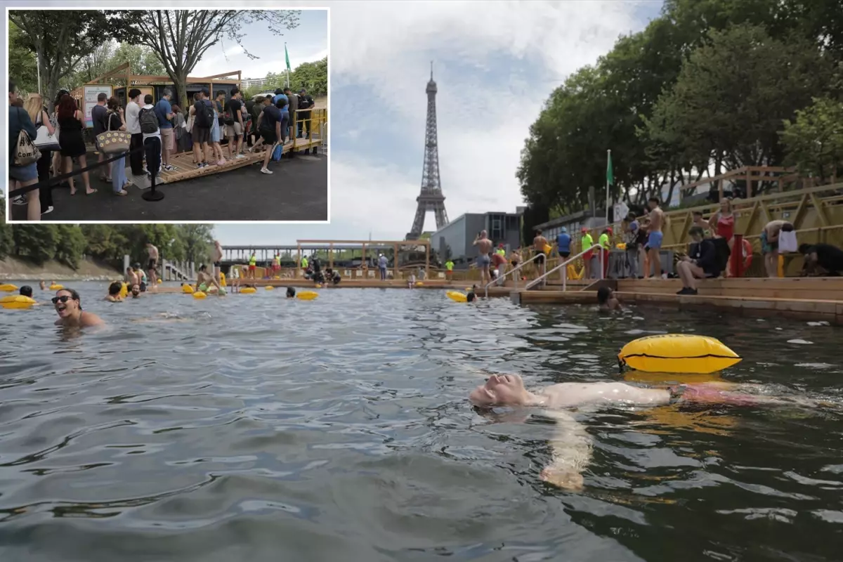 Paris'te 102 yıllık yasak kalktı, Seine Nehri halka açıldı