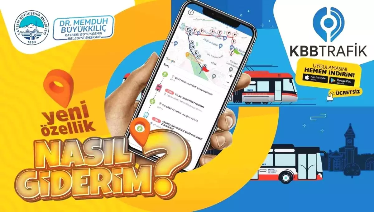 Kayseri'den Dijital Ulaşım Atılımı: KBB Trafik Uygulaması