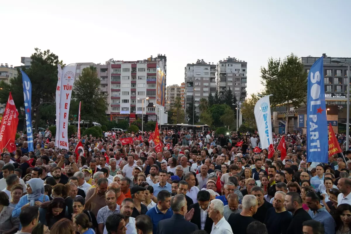 Başkan Böcek'e Destek Mitingi