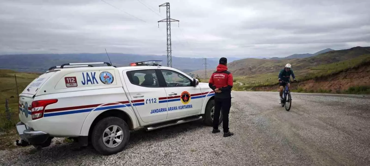 Erzurum'da Uluslararası Doğa Sporları Yarışması Güvenlik Altında Gerçekleşiyor