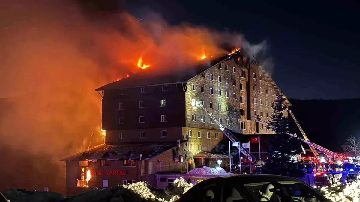 Grand Kartal Otel Yangını Davasında Sanıklar İfadelerini Verdi