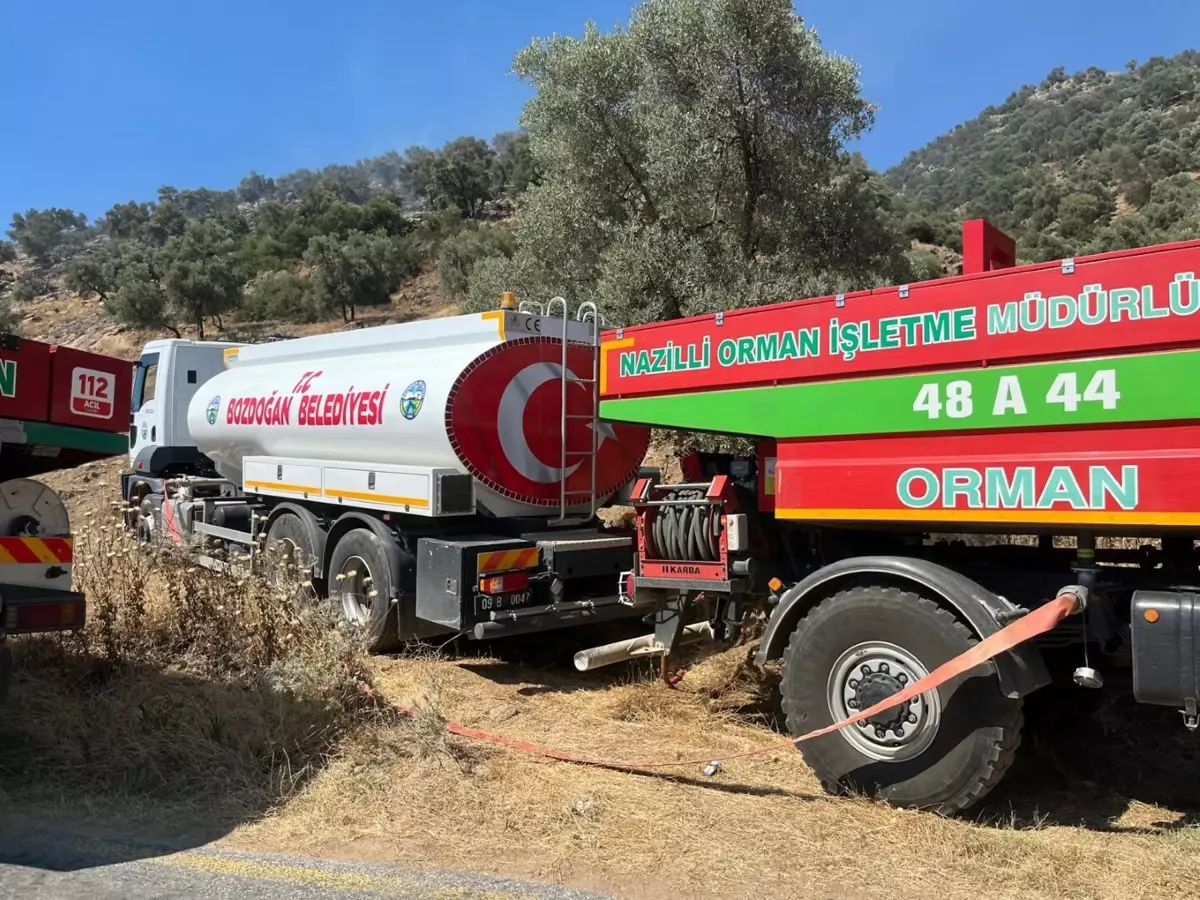 Bozdoğan'da Yangın Kontrol Altında