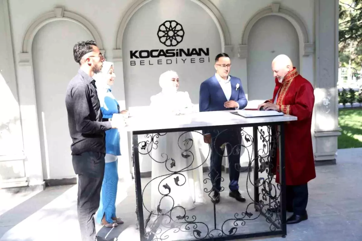 Kocasinan'da 25 Çift 07.07.2025 Tarihinde Evlendi