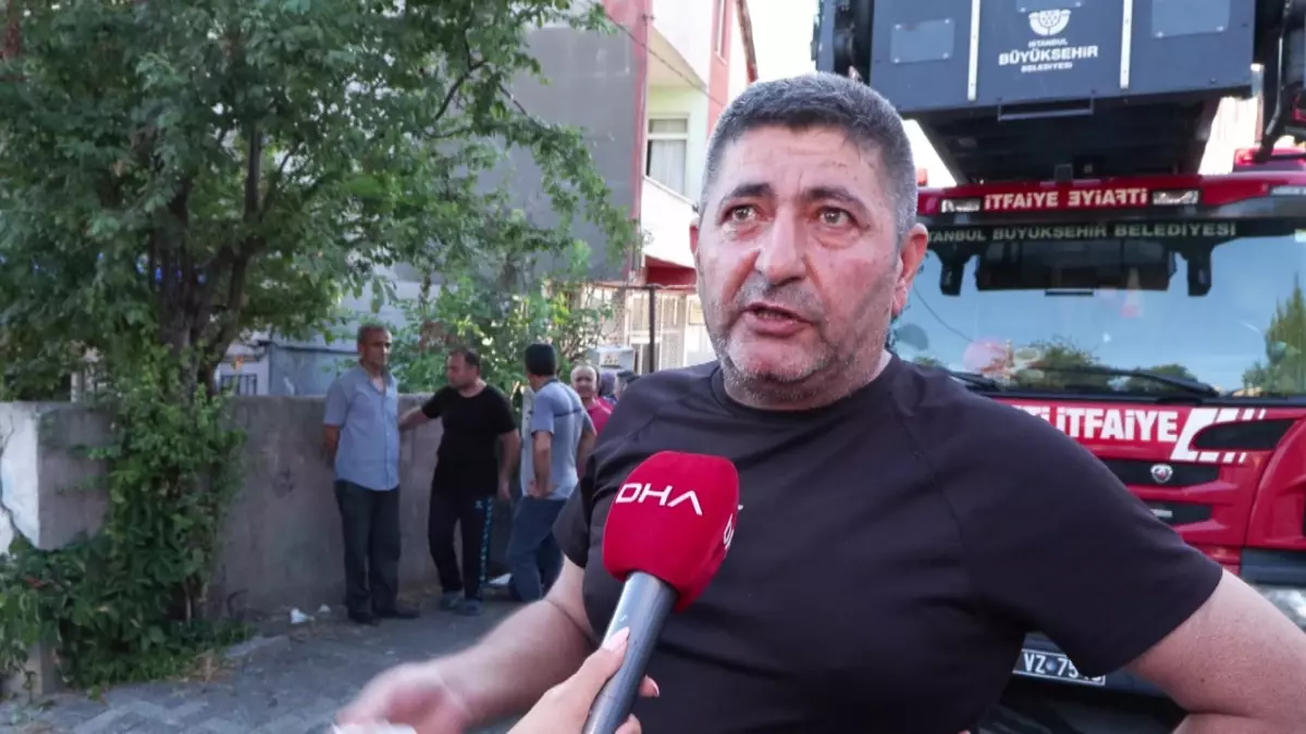 Ümraniye'de Gecekonduda Yangın