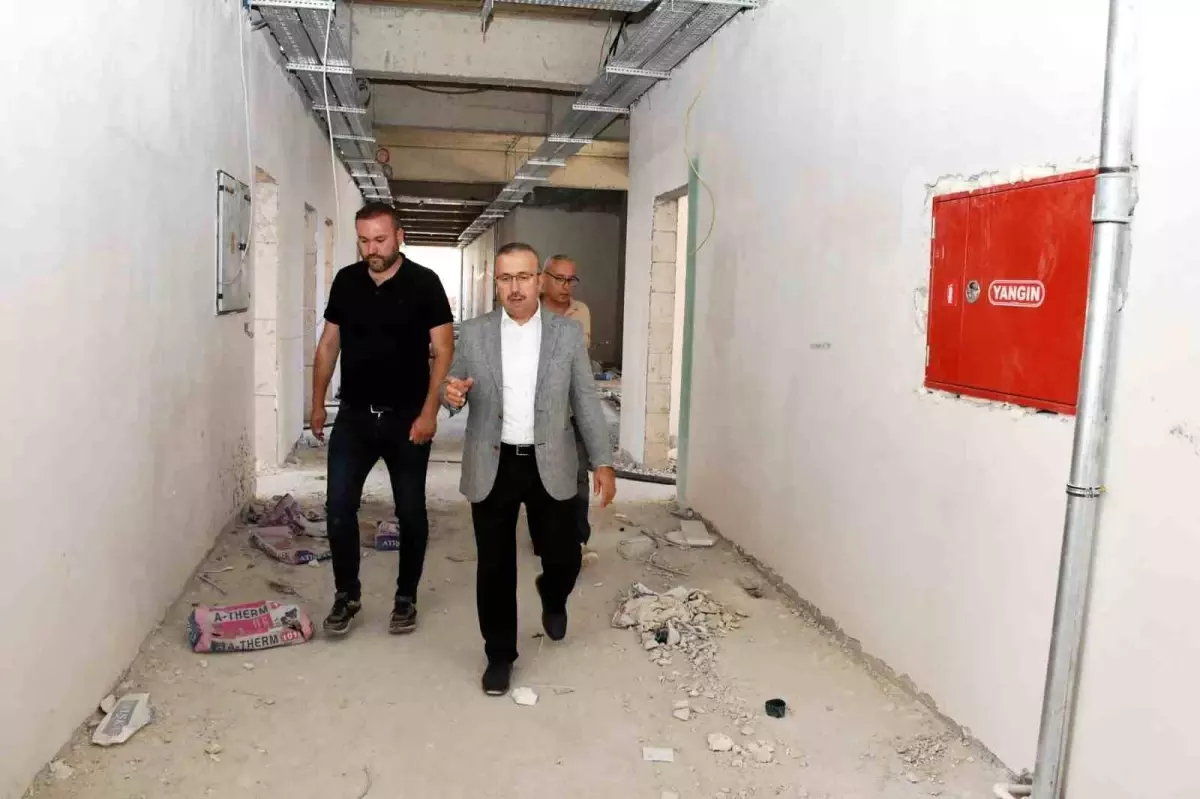 Emek Anadolu Lisesi İnşaatında İnceleme