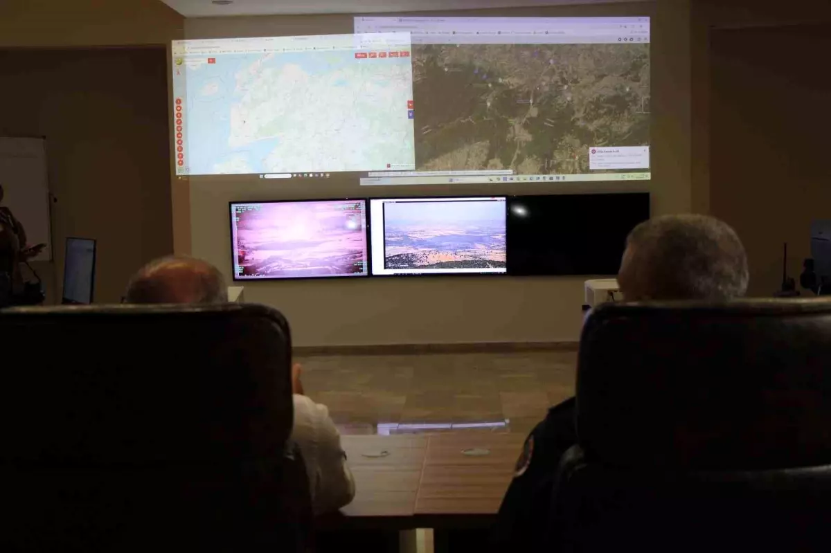 Çanakkale'de Yangın Koordinasyonu
