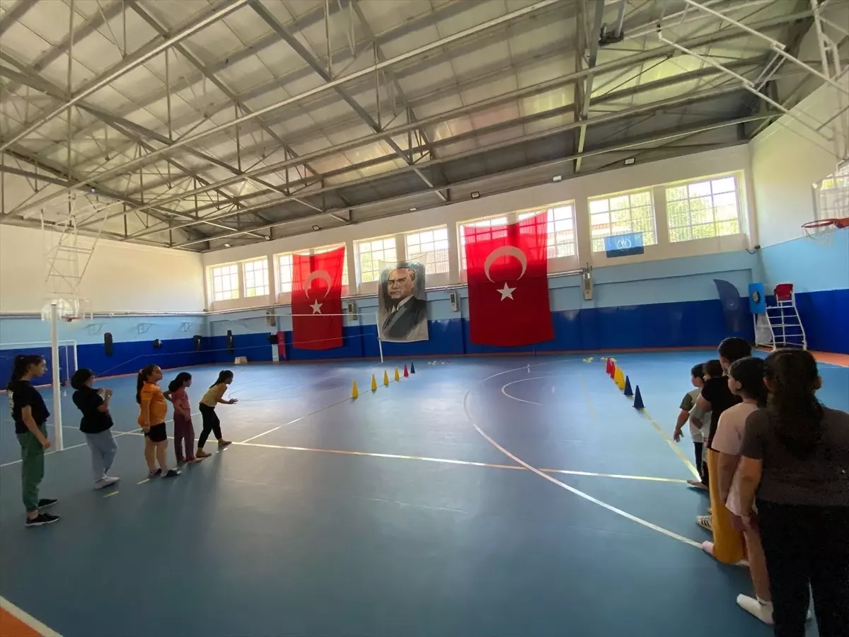 Keban'da Yaz Spor Okulları Açıldı