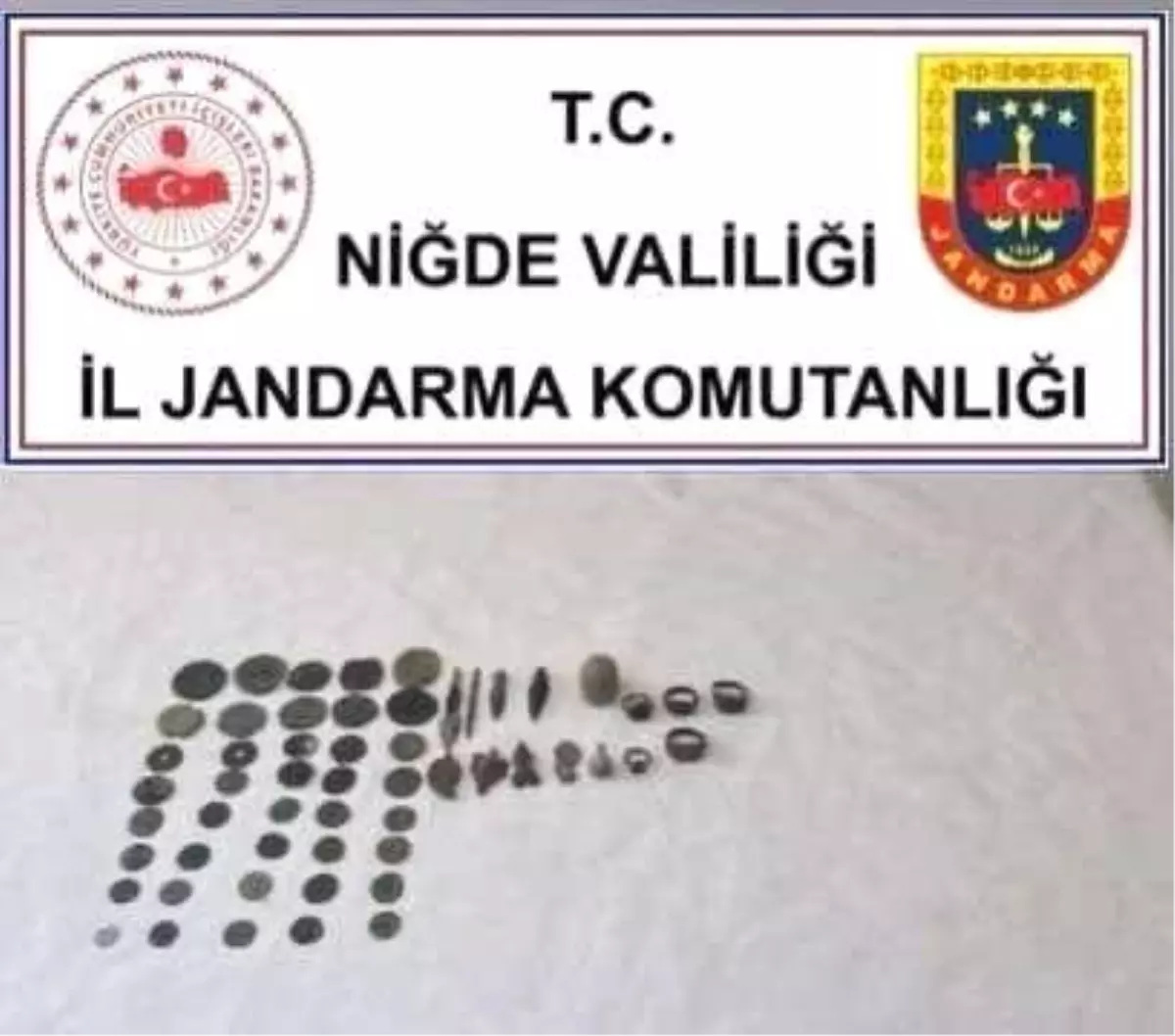 Niğde'de 55 Tarihi Eser Ele Geçirildi