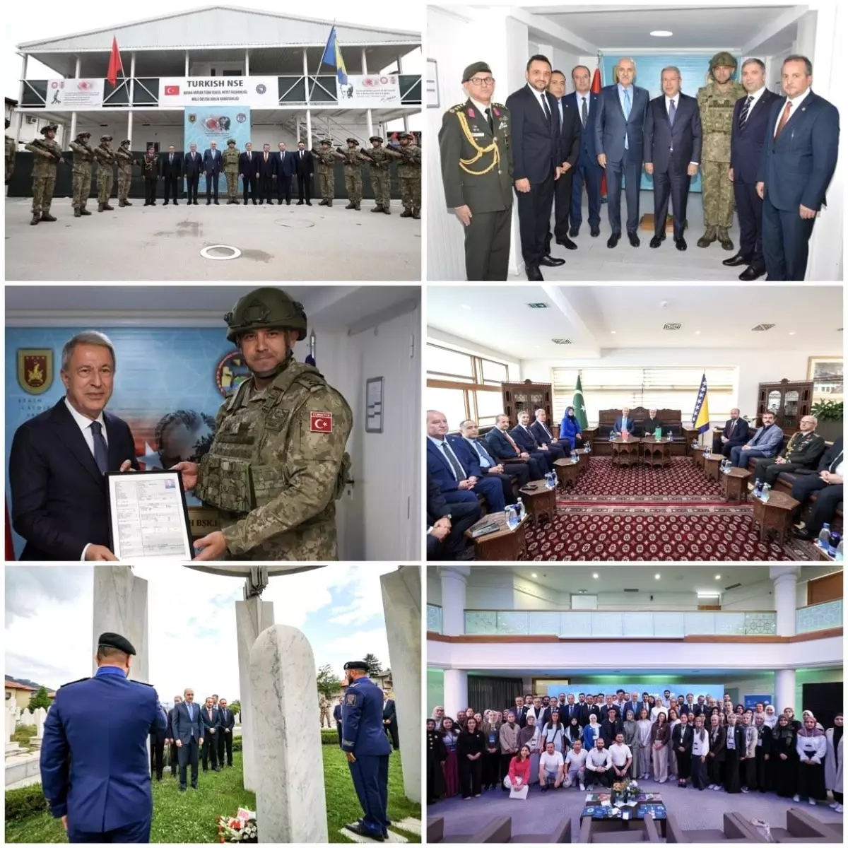 Hulusi Akar Srebrenitsa'yı Ziyaret Etti
