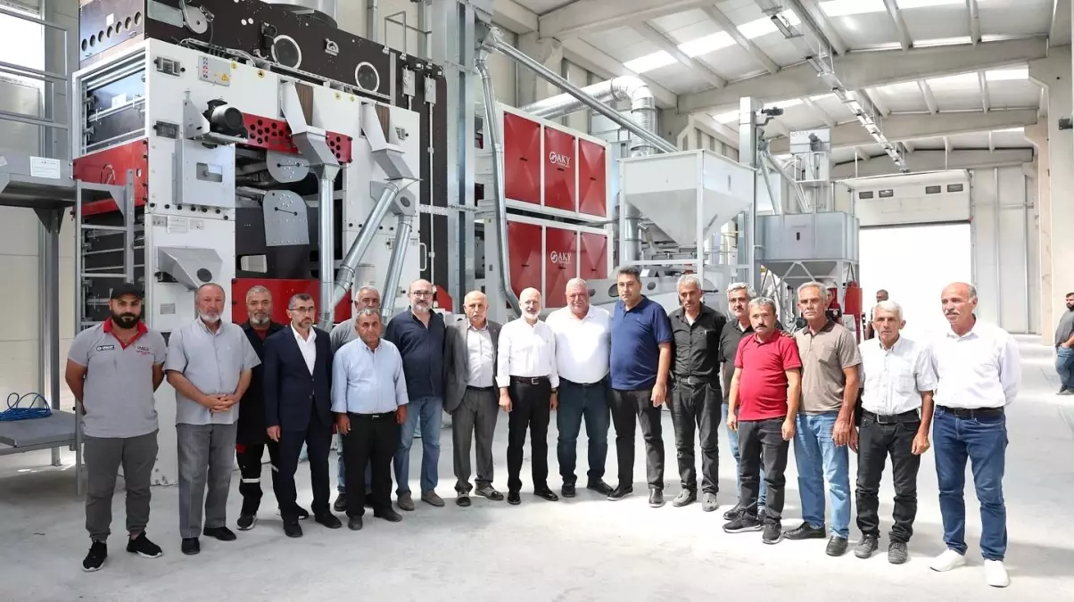 Kocasinan'da Hububat Eleme ve Paketleme Tesisi Açıldı