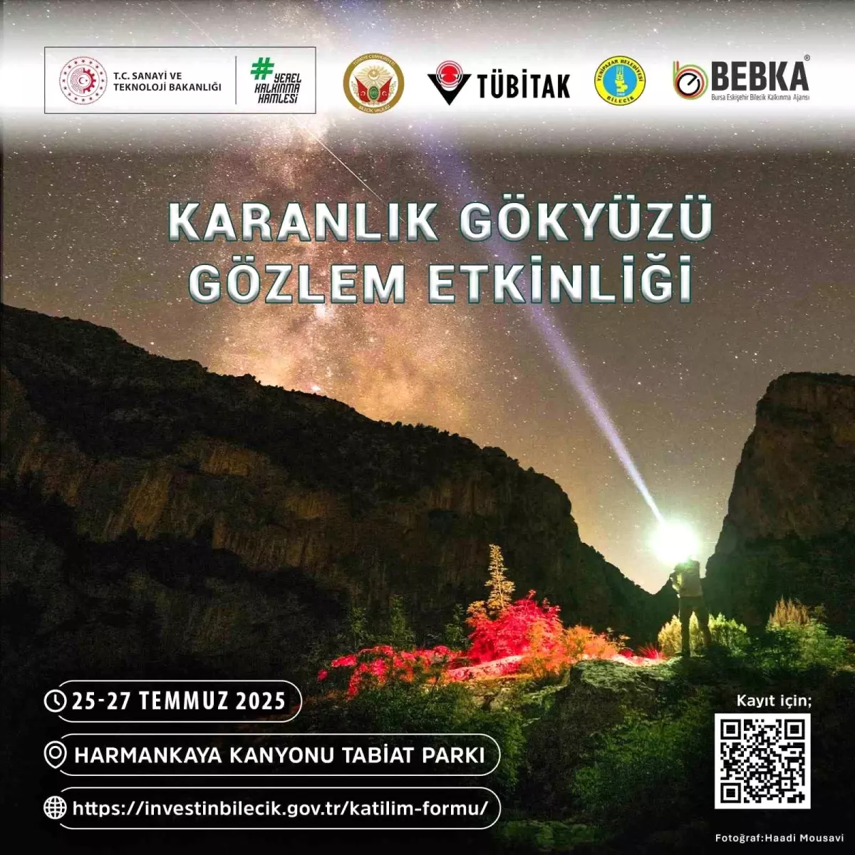 Bilecik'te Karanlık Gökyüzü Gözlem Etkinliği