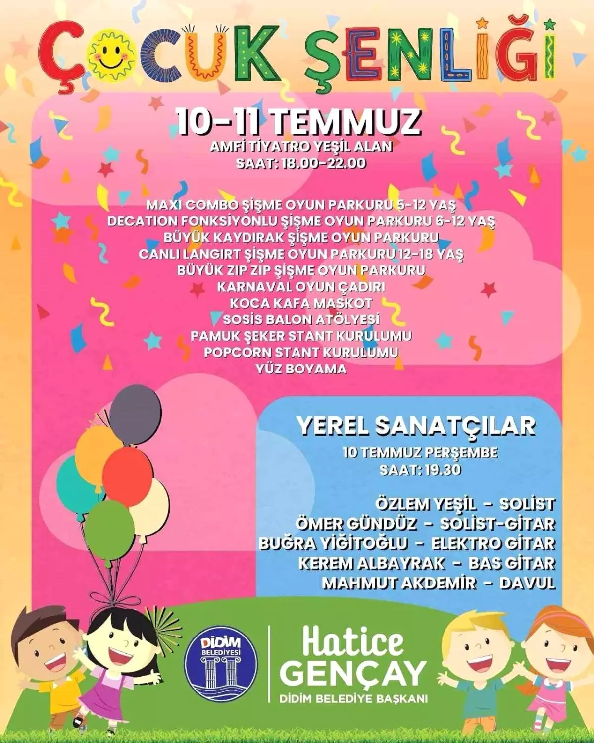 Didim'de Çocuk Şenliği Düzenleniyor