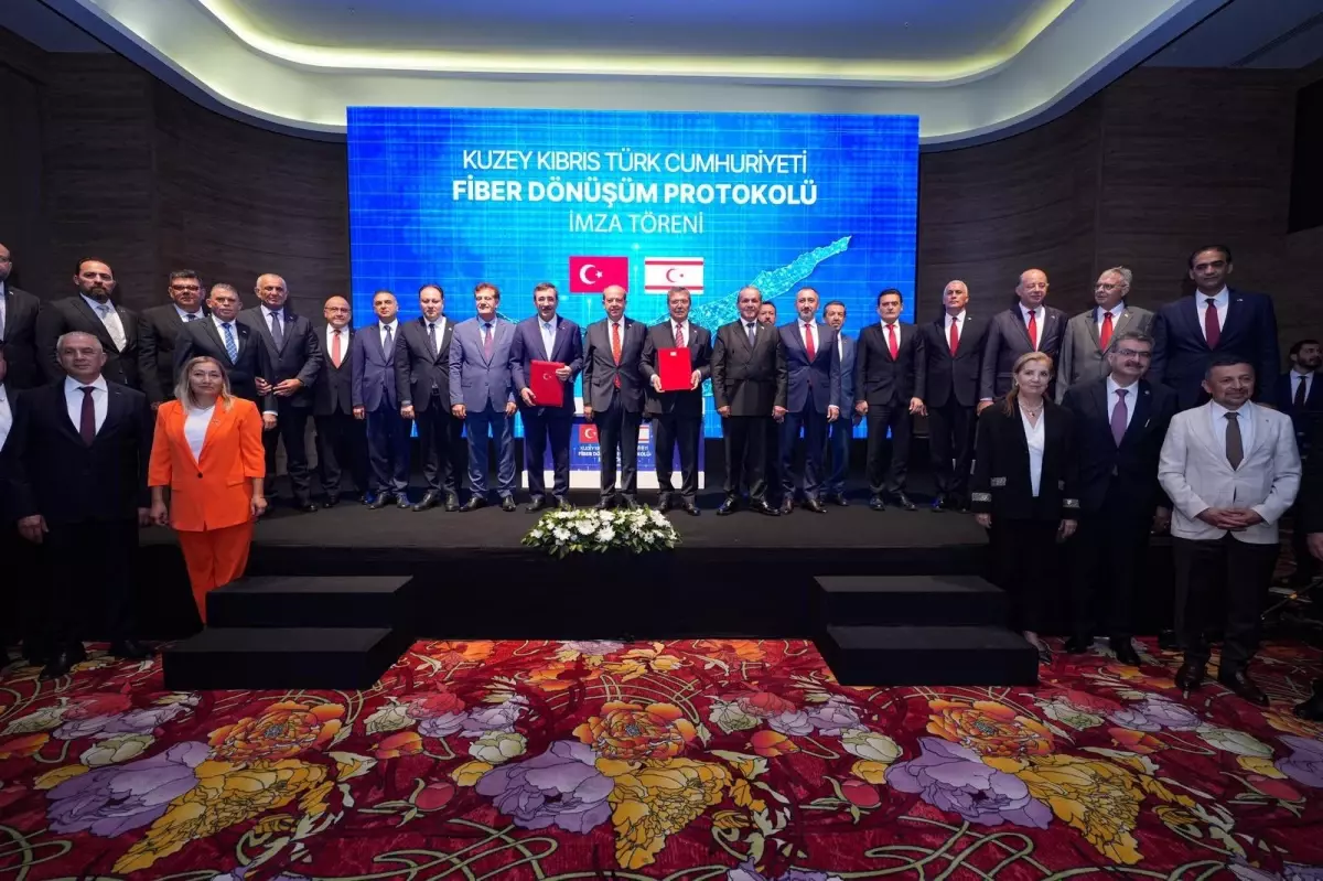 KKTC Fiber Dönüşüm Protokolü İmzalandı