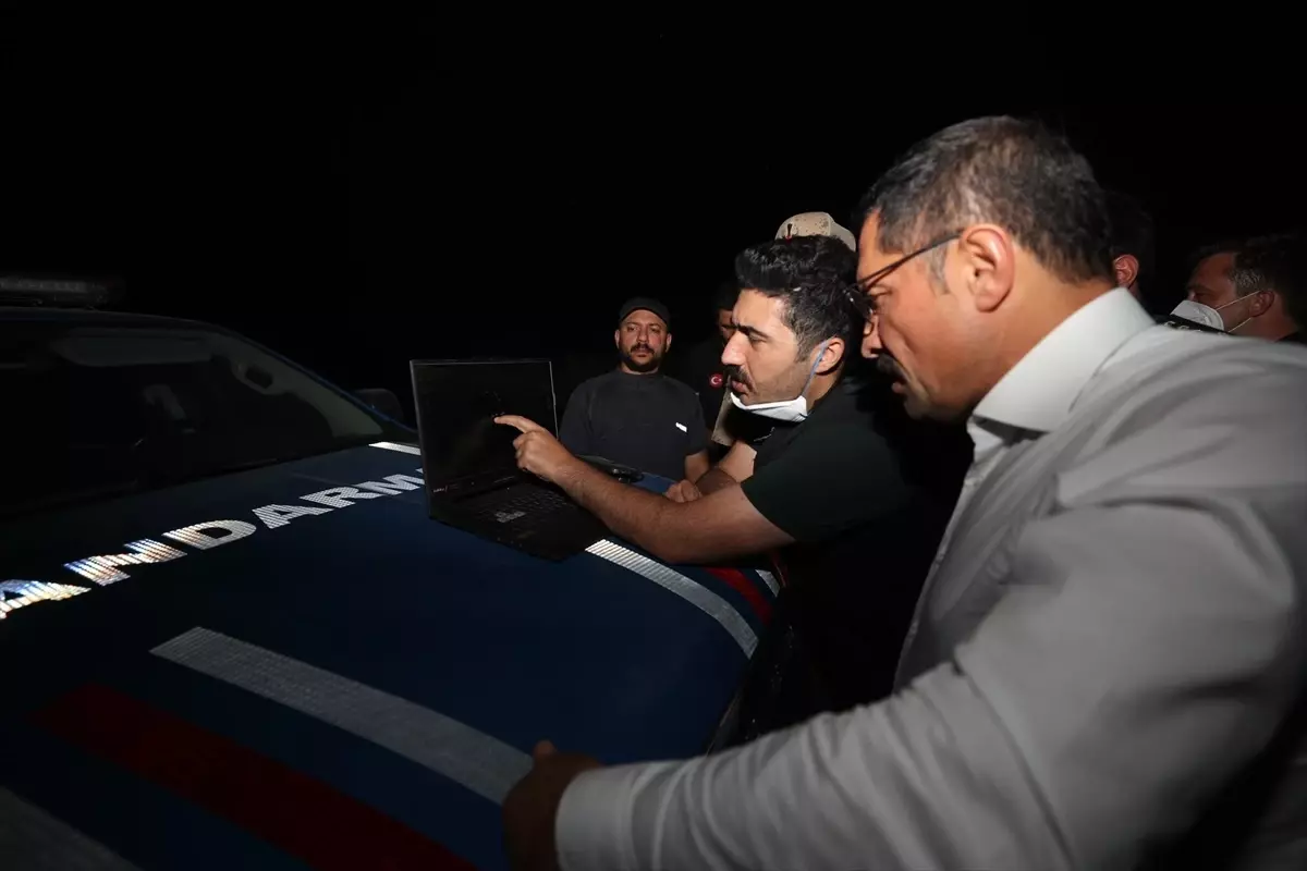 Hatay'da Suriye Yangınına Müdahale