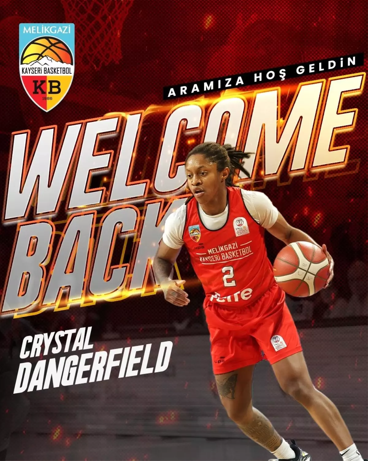 Crystal Dangerfield Melikgazi ile Anlaştı