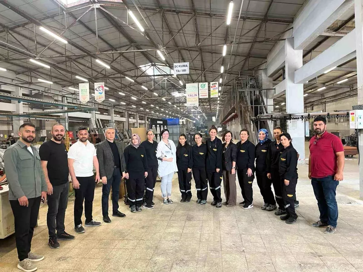 Çorum'da 9 Kadın Üretim Hattında İş Başına Geçti