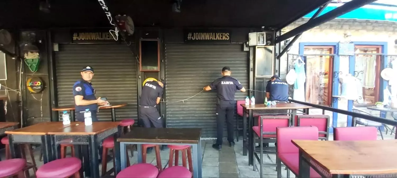 Bodrum'da Hanutçuluk Yapan 4 İşletmeye Kapatma Cezası