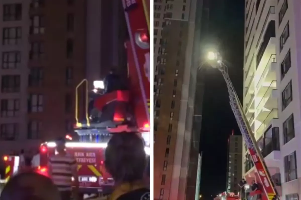 Ankara'da 26 Katlı Binada Yangın: Tahliye Çalışmaları Sürüyor