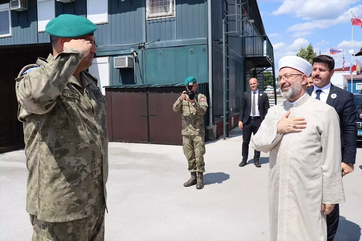 Ali Erbaş Bosna-Hersek'te EUFOR'u Ziyaret Etti