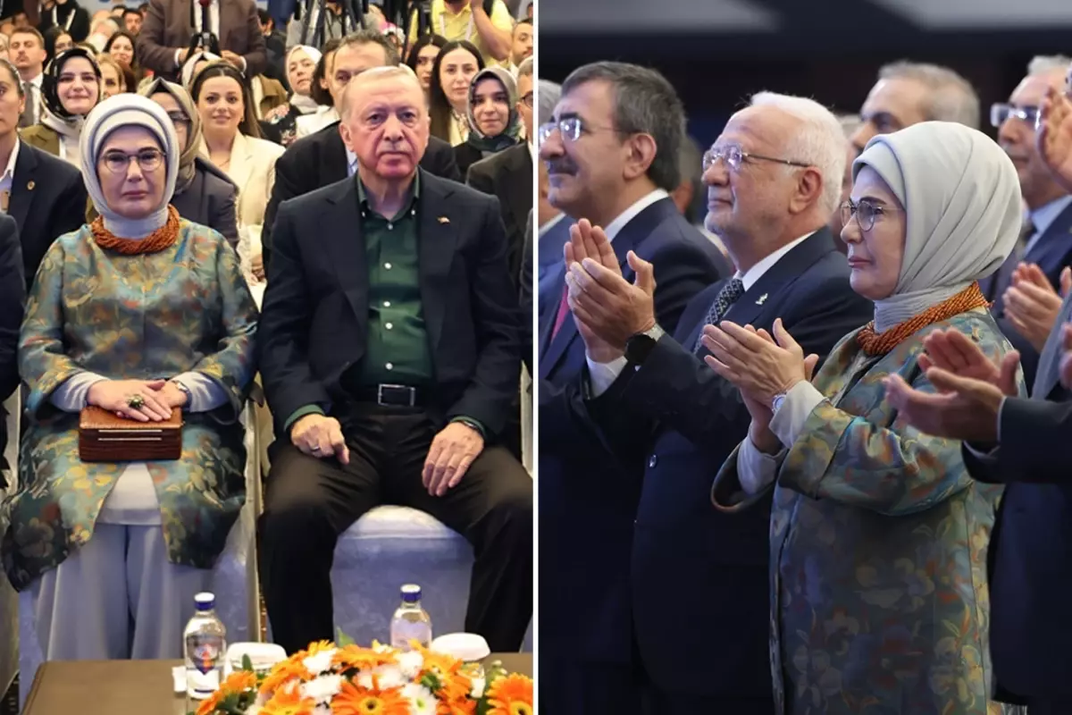 Kızılcahamam Kampı'na Emine Erdoğan'ın şıklığı damga vurdu
