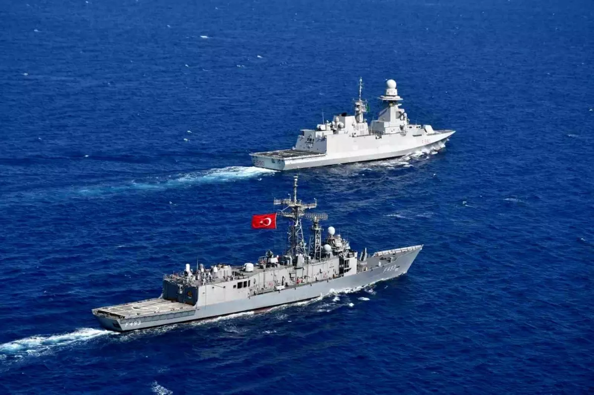 TCG Gelibolu ve ITS Bergamini Ortak Eğitimi