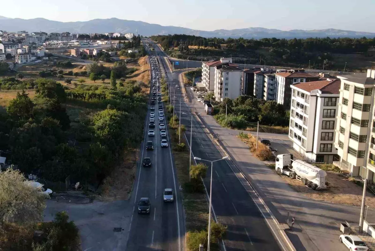 Erdek'te Hafta Sonu Yoğunluğu