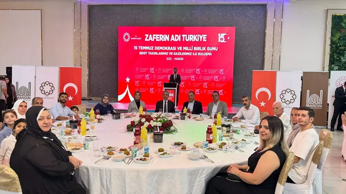 Mardin Valisi Akkoyun, şehit yakınları ve gazilerle bir araya geldi Açıklaması
