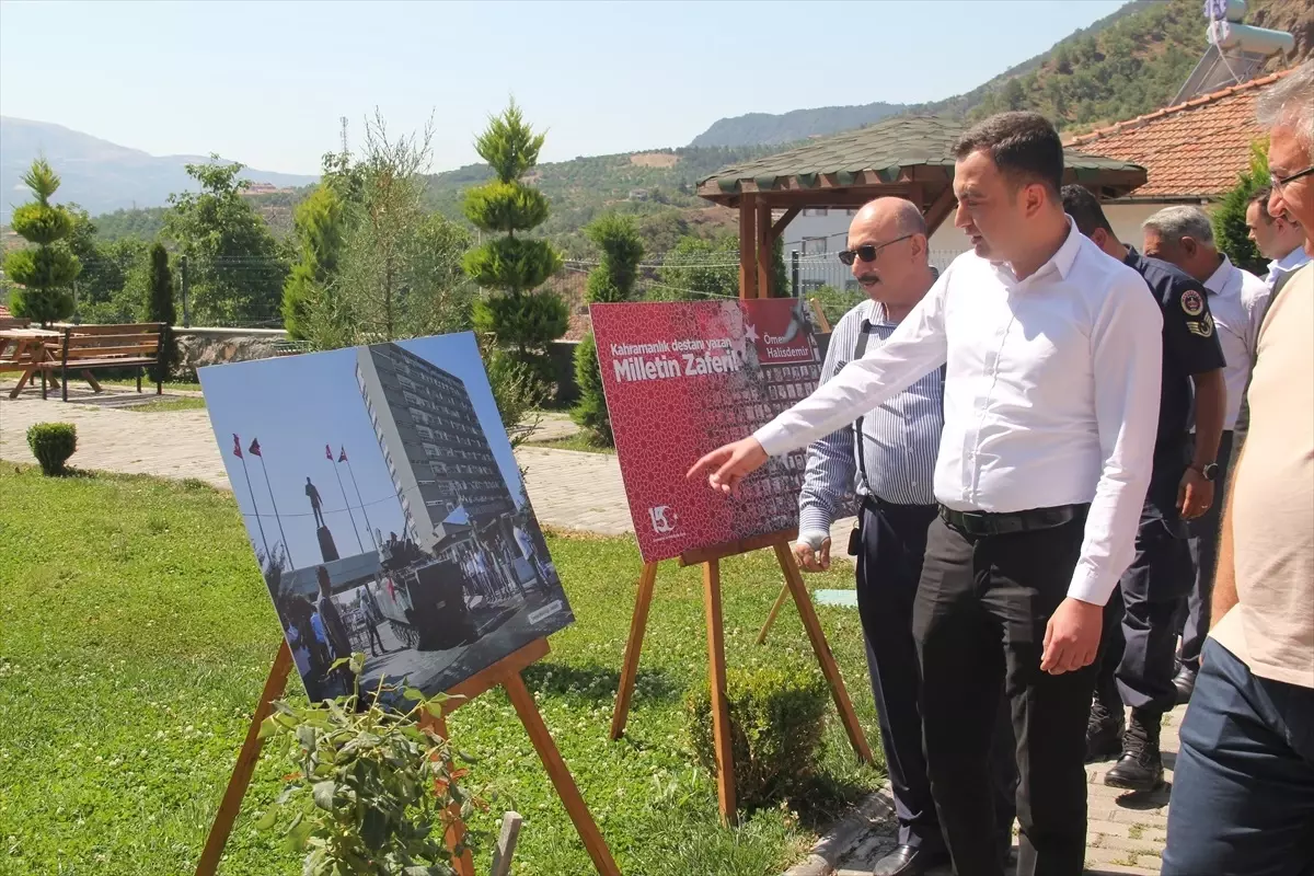 Oğuzlar'da 15 Temmuz Resim Sergisi