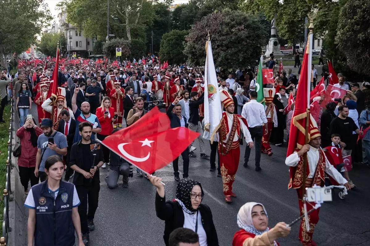 İstanbul'da 15 Temmuz Demokrasi ve Milli Birlik Günü programı düzenlendi