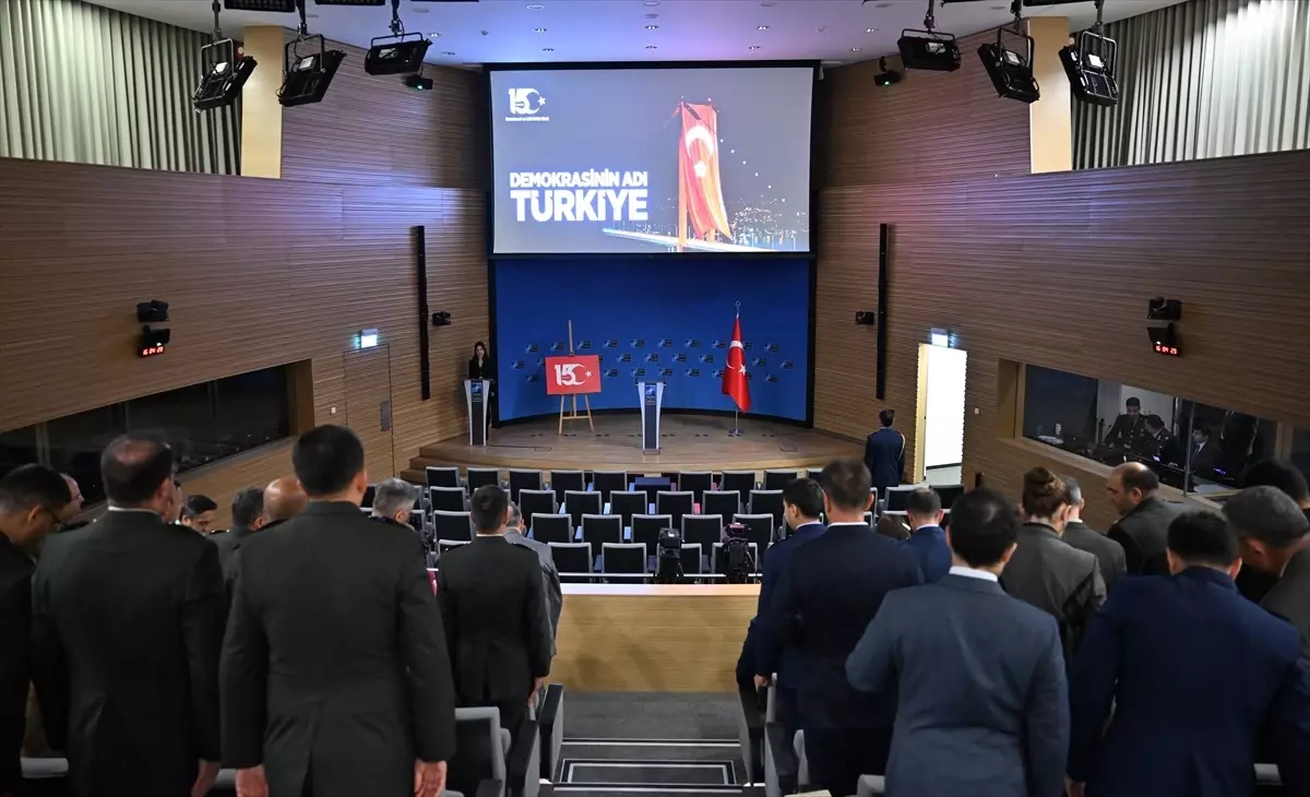 Türkiye'nin NATO Daimi Temsilciliği, 15 Temmuz şehitleri için anma töreni düzenledi