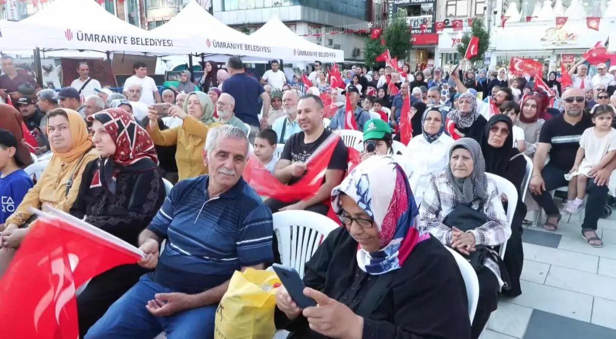 Ümraniye'de 15 Temmuz'un 9'uncu yılında anma programı düzenlendi