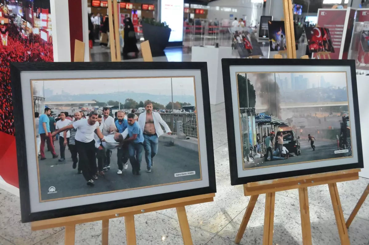 İstanbul Havalimanı'nda 15 Temmuz Sergisi