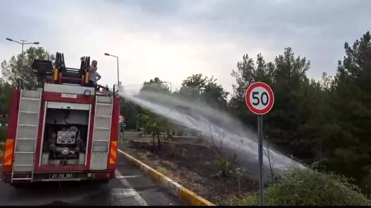 Diyarbakır'da Dicle Üniversitesi'nde Yangın