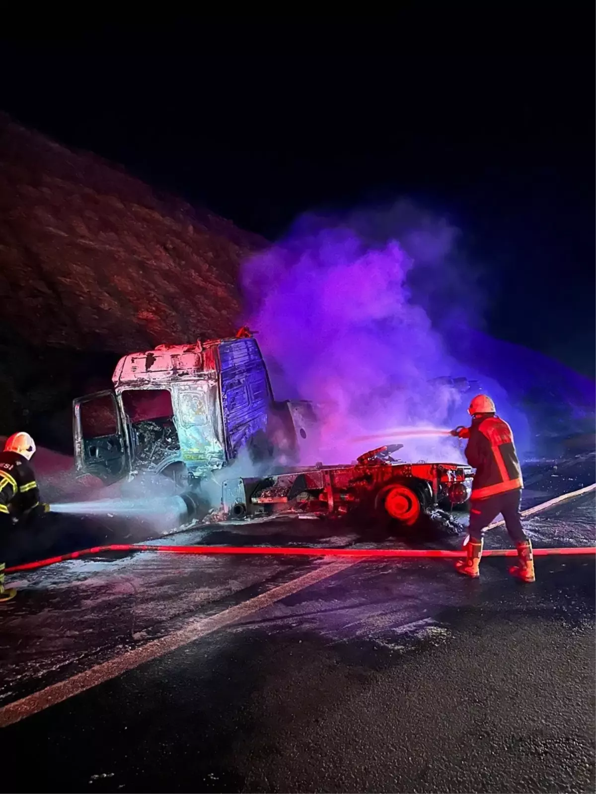 Şanlıurfa'da Tanker Yangını