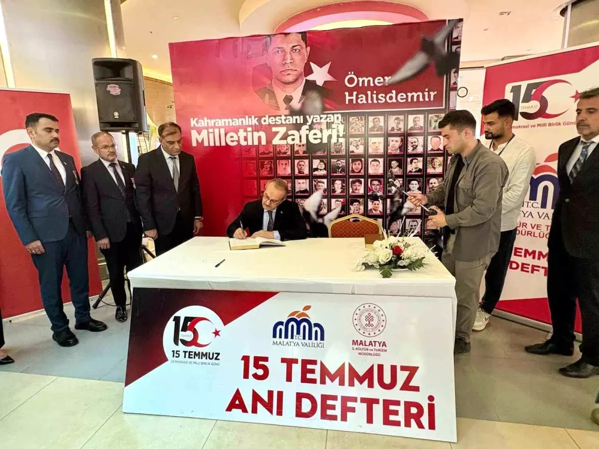 Malatya'da 15 Temmuz Sergisi Açıldı