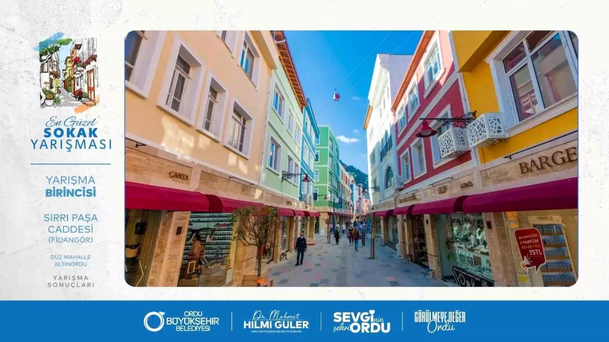Ordu'da 'En Güzel Mahalle, En Güzel Sokak ve En Güzel Balkon' Yarışması Sonuçlandı