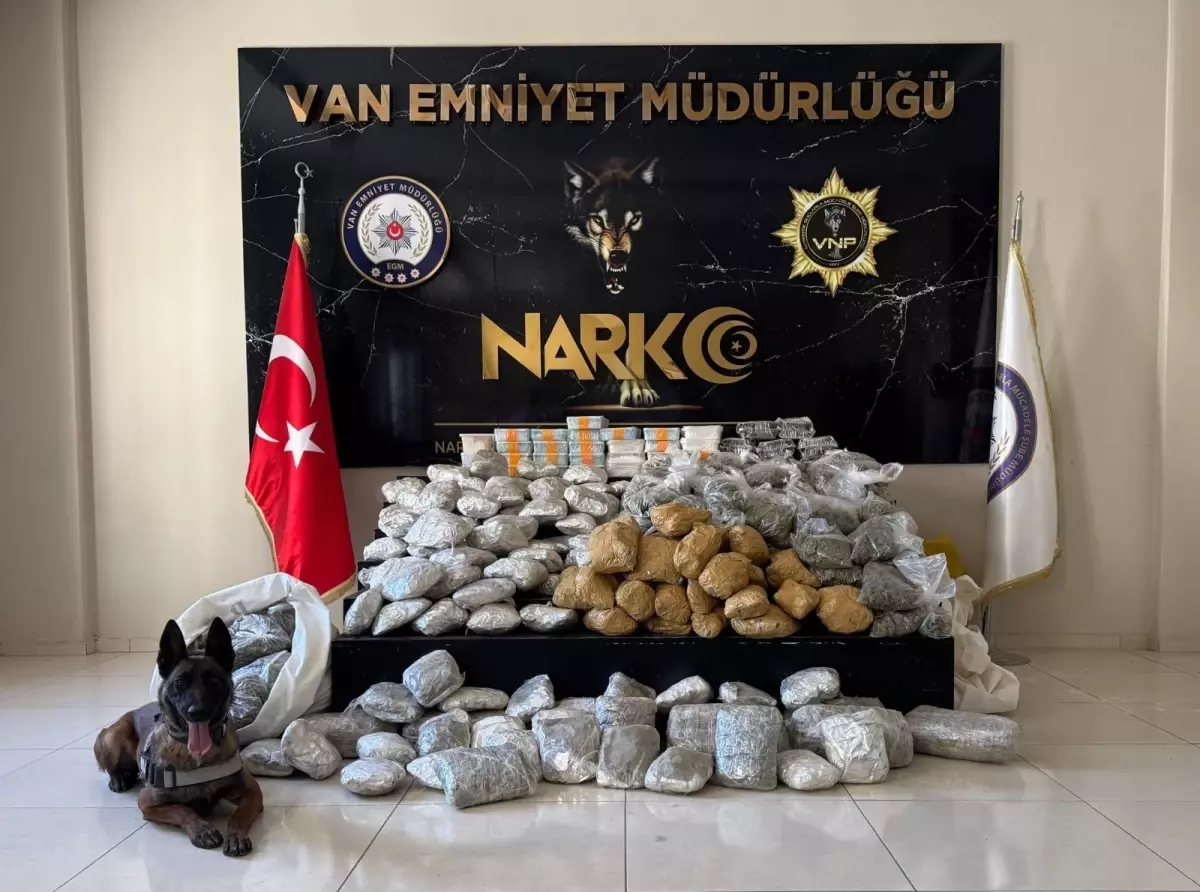 Van'da Uyuşturucu Operasyonu: 122 Kilogram Ele Geçirildi