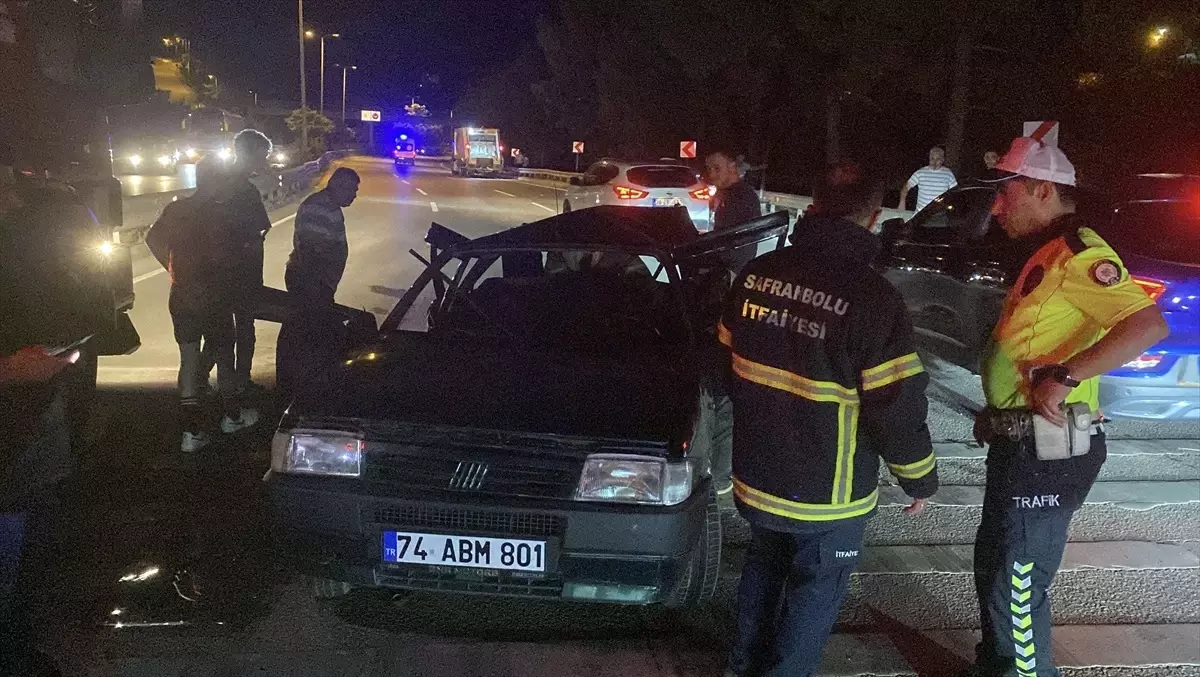Alkollü Sürücü Kazada Tutuklandı