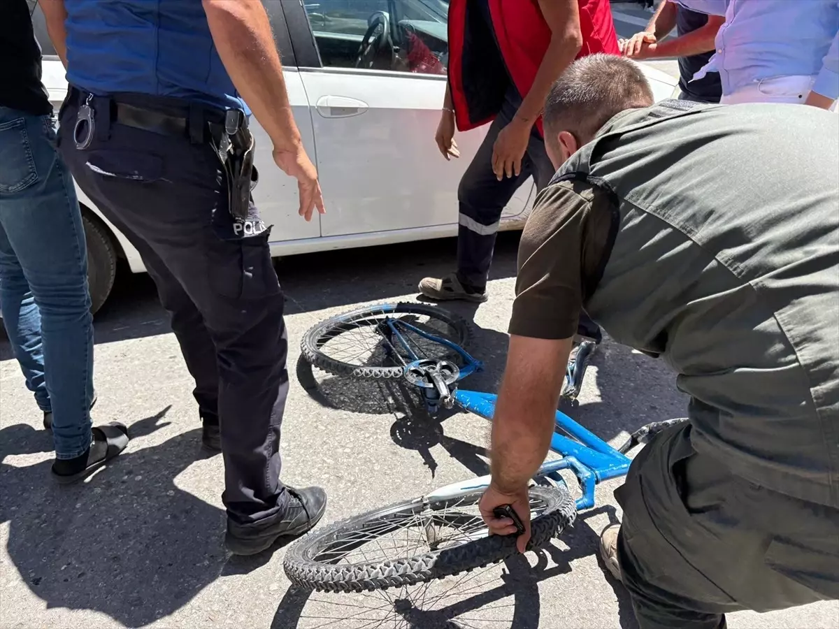 Suşehri'nde Bisikletli Kaza