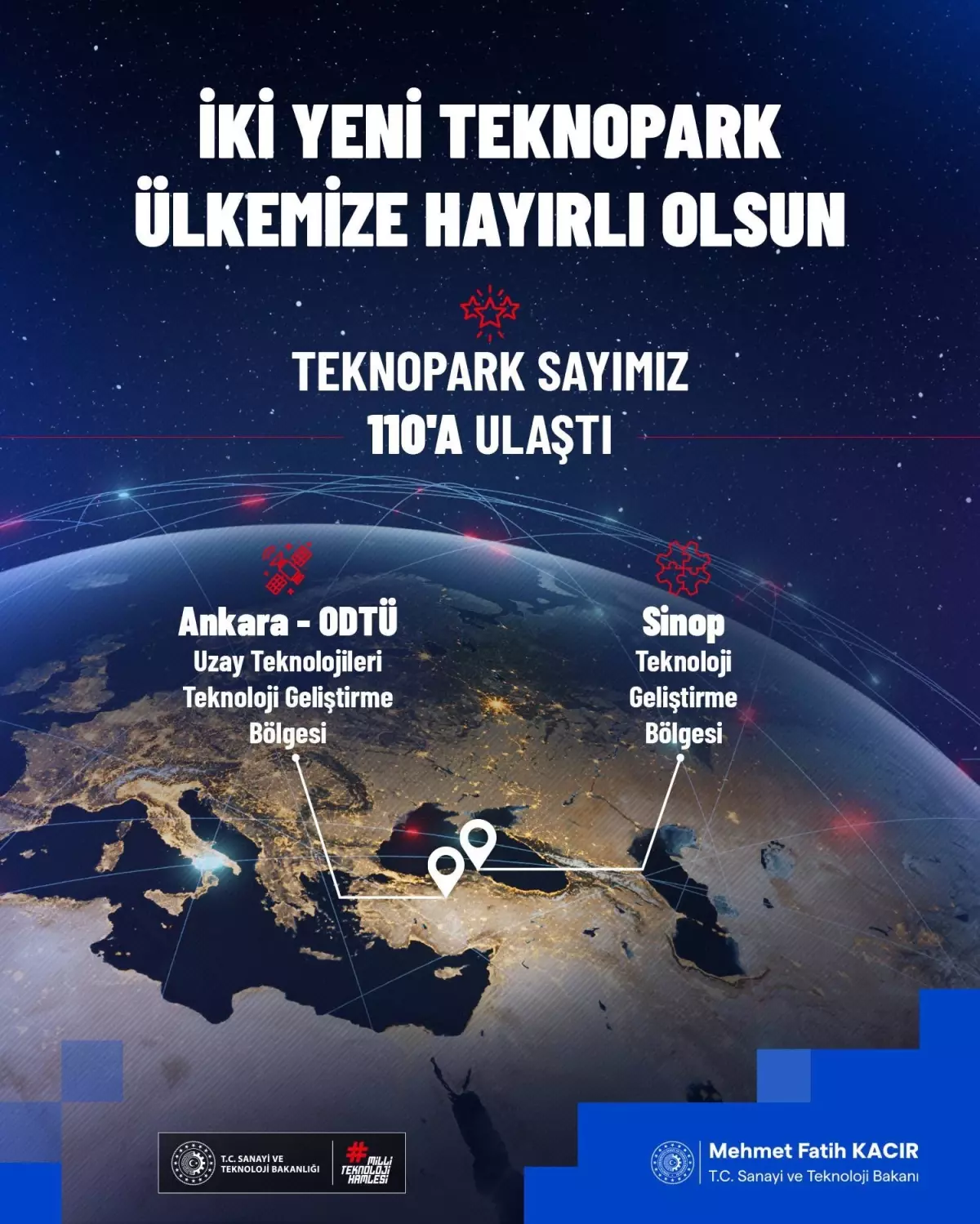 Türkiye'de 110. Teknopark Kuruldu