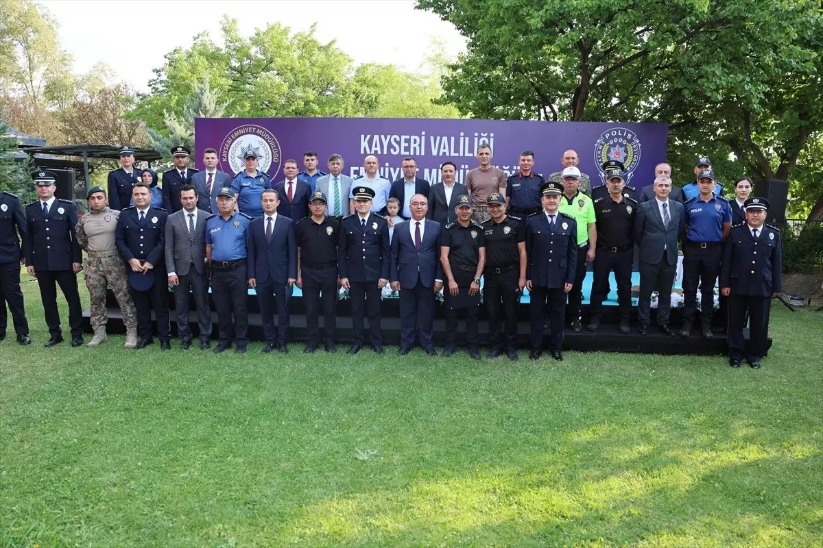 Kayseri'de Rütbe ve Ödül Töreni Düzenlendi