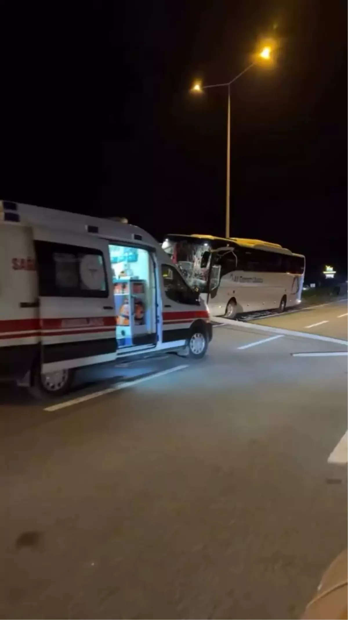 Rize'de Otobüs Kazası: Yaralı Yok