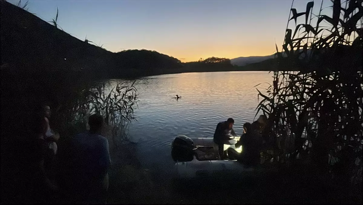 Bolu'da Gölette Genç Kayıp