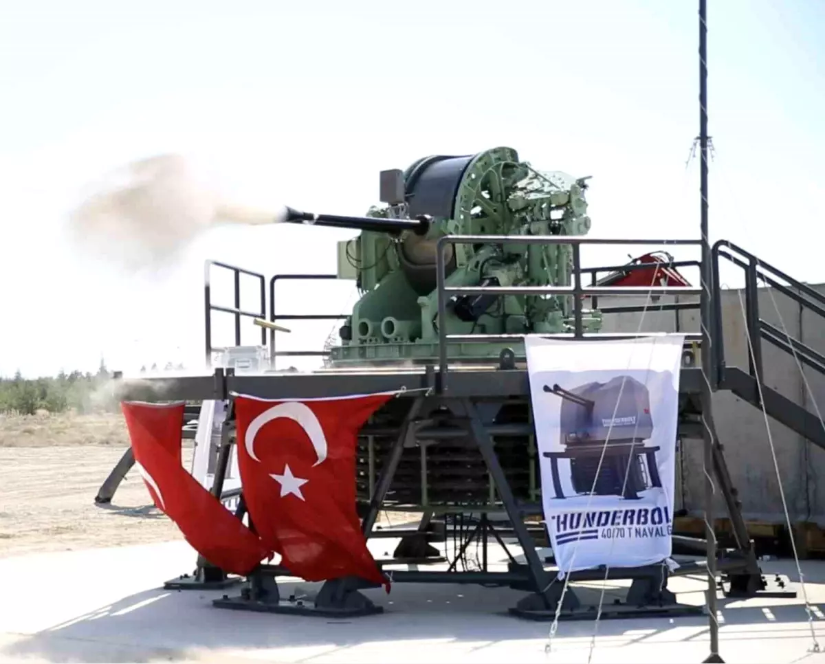 Yerli Deniz Topu Thunderbolt Testlerden Geçti