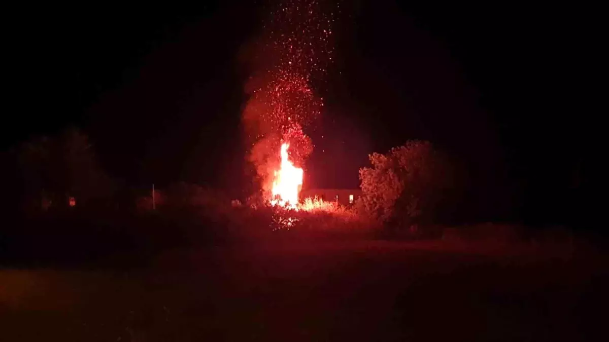 Datça'da Yangın Kısa Sürede Söndürüldü