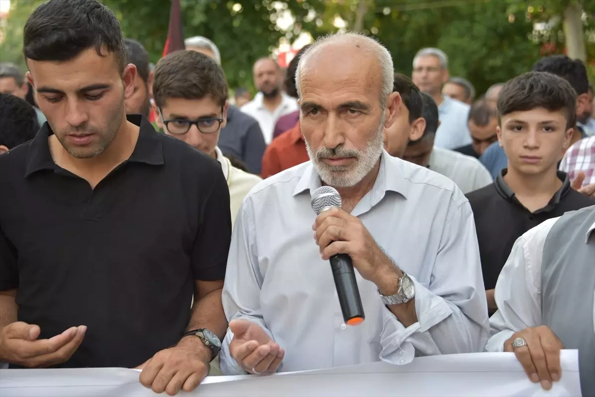 Siverek'te Gazze İçin Protesto Yürüyüşü