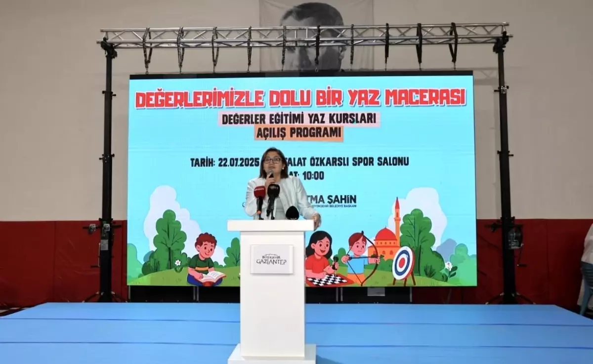 Gaziantep'te Değerler Eğitimi Yaz Okulları Başladı