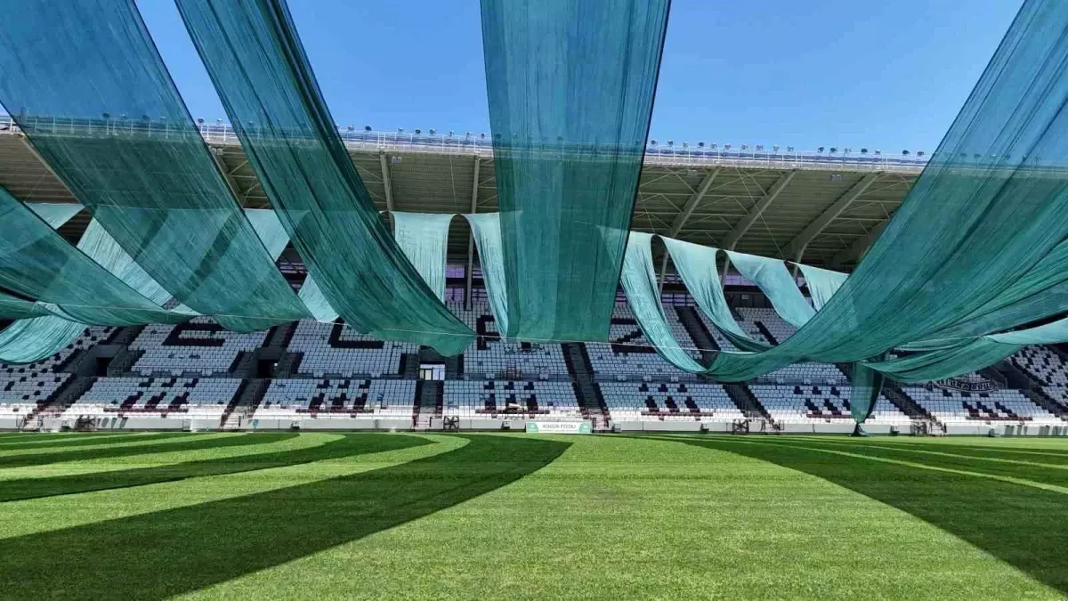 Elazığ'da Spor Sahalarına Gölgelendirme ve Ventilasyon Sistemi