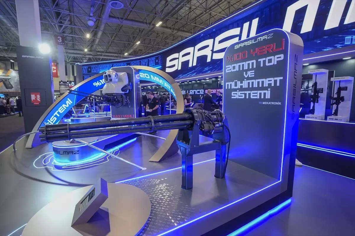 Sarsılmaz, IDEF 2025'te Yerli Silah Sistemlerini Tanıttı