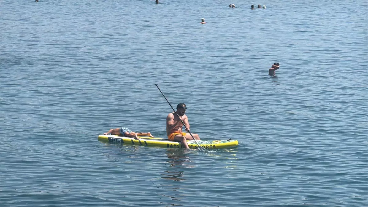 Bodrum'da Plajlar Dolu